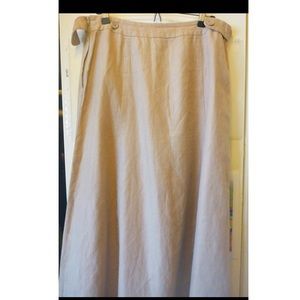 H&M 100% Linen Skirt Size 12